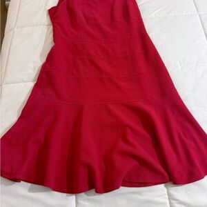 Ann Klein Elegant Red Sleeveless Dress